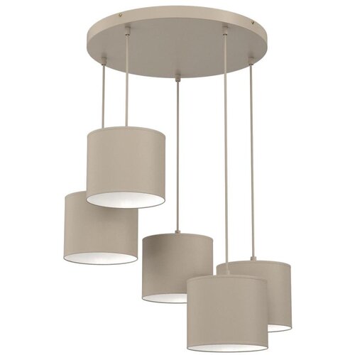  Luster na sajli ARDEN 5xE27/15W/230V prečnik 44 cm bež Slike