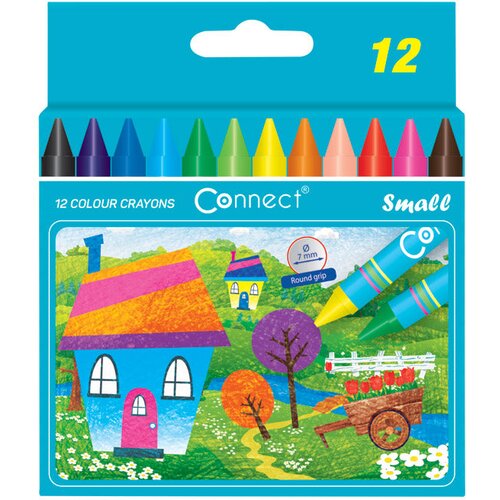  Boje voštane 12boja kartonska kutija Connect blister Cene