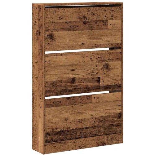 vidaXL Omara za čevlje Star les 80 x 21 x 125.5 cm Konstruiran les, (5000044809) Cene