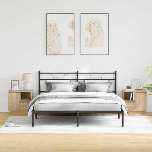  Noćni ormar s ladicama 2 pcs Sonoma hrast 50 x 34,5 x 50 cm. Slike