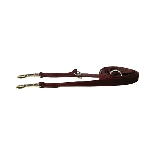 Kentucky Dogwear Pasji povodec "Velvet" 200 cm - bordo