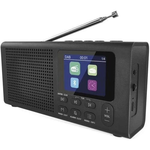 Radio DAB DAB+ FM 3W/5V/4xAA crna Cene