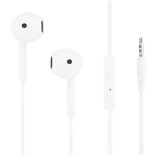 Oem Grab 'N Go, Žične slu&scaron;alke 3,5 mm z vgrajenim mikrofonom in daljinskim upravljalnikom, Bela, (5000228783) Cene