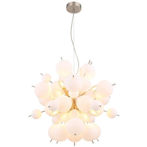 Globo 15633HO - Luster na sajli UDO 6xE14/25W/230V, prečnik 55 cm, bela Cene