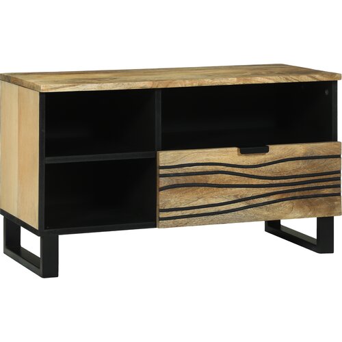 vidaXL Omara za shranjevanje medijev Rjava 80 x 33,5 x 46 cm Cene