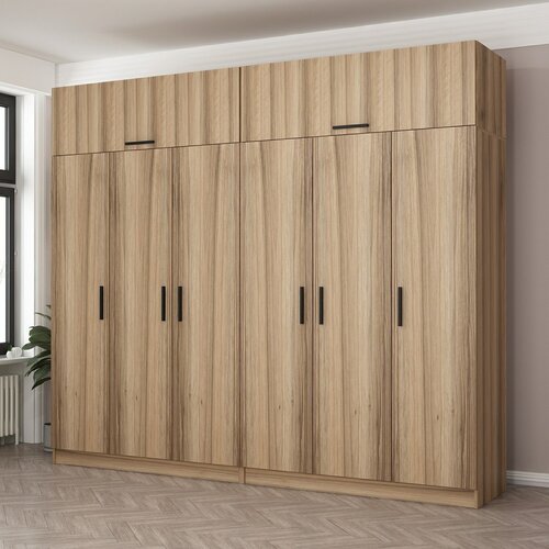 Hanah home Ormar Kale-7521, 270x235x52 cm, Smeđa Cene
