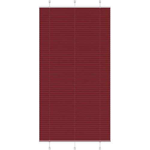  Plisirana zavjesa Bordo crvena 110x200 cm &Scaron;irina tkanine 109,4 cm Poliester Cene