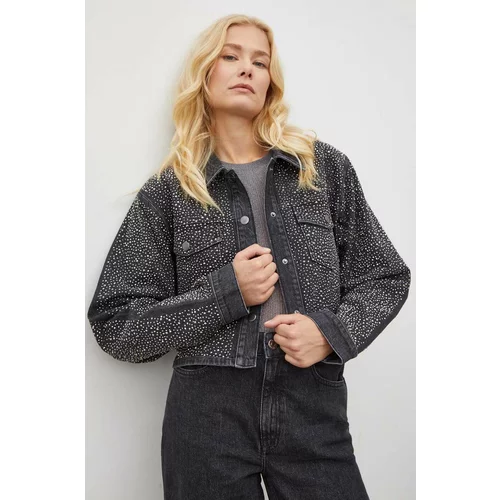 Gestuz Traper jakna za žene, boja: siva, za prijelazno razdoblje, oversize