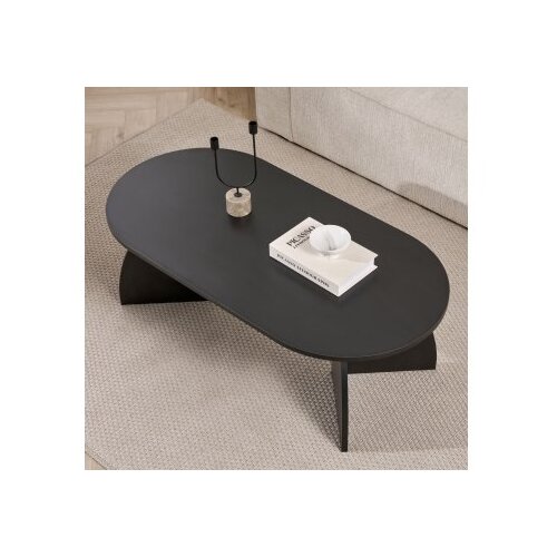 Hanah home sto za dnevnu sobu melina wood black Slike