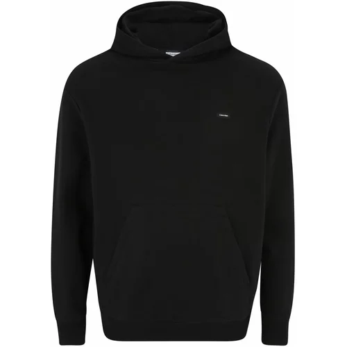 Calvin Klein Sweater majica crna / bijela