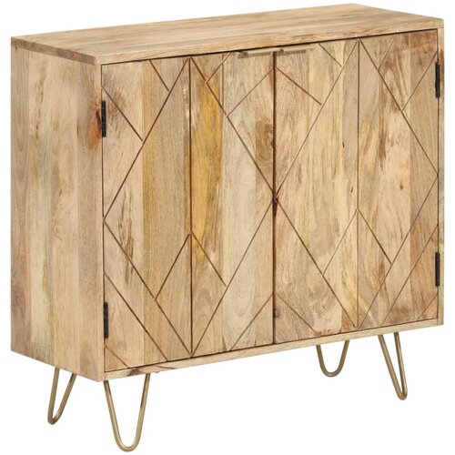 vidaXL komoda 80x30x75 cm trden mangov les Cene