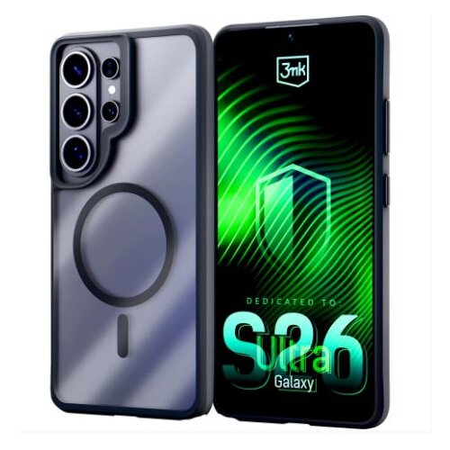 3mk Ovitek SATIN ARMOR MagCase za Samsung Galaxy S26 Ultra - črn, prozoren Cene