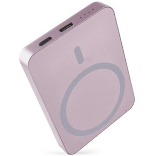 Emos powerbank WI 522, 5 000 mAh, 20 W+Wireless, lososova B0555S Cene