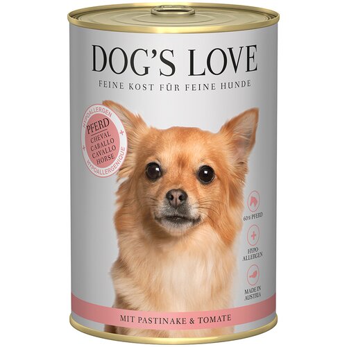 Dog's Love hipoalergena hrana 6 x 400 g - Konj Cene