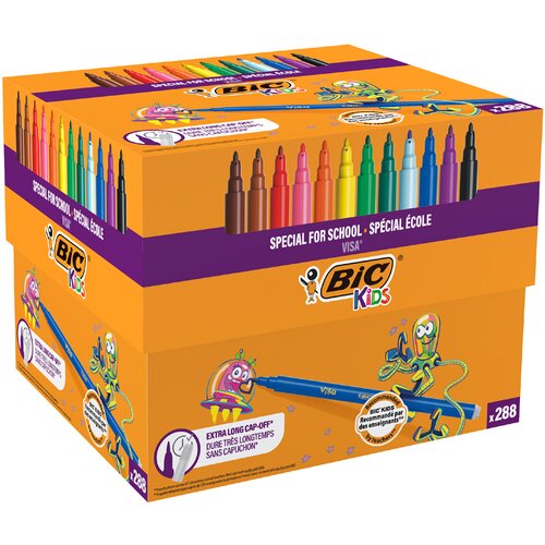 Bic KIDS vlaknena pisala Visa, 288 kartonska škatla, (21656405) Cene