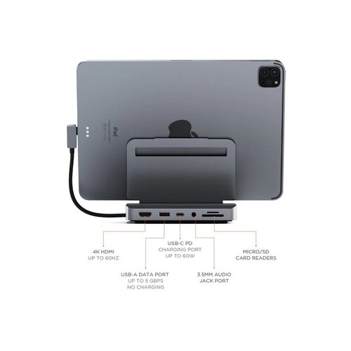 Satechi aluminijumski držač i hub za ipad pro st-tcshipm Slike