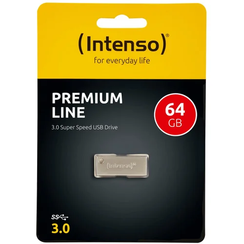  (Intenso) USB Flash 64GB Hi-Speed USB 3.0 up to 100MB/s, Premium Line - USB3.0-64GB/Premium Line