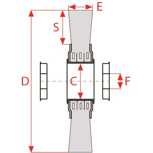 SIT 0072 Čelična četka kružna pletena fi200*23 Slike