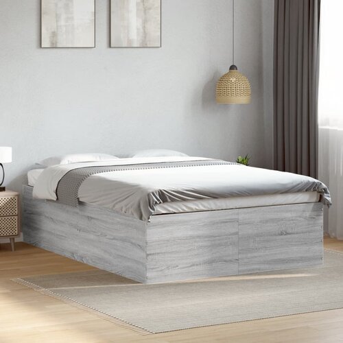 Furnova Posteljni okvir siva sonoma 140x190 cm inženirski les, (21938902) Slike
