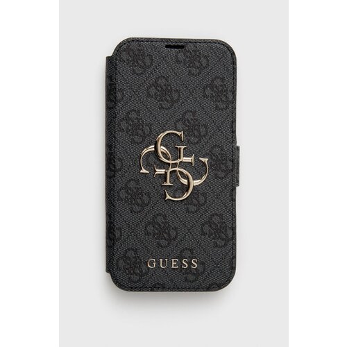 Guess ovitek GUBKP13L4GMGGR za iPhone 13 Pro knjiga črna z zlatim logom Slike