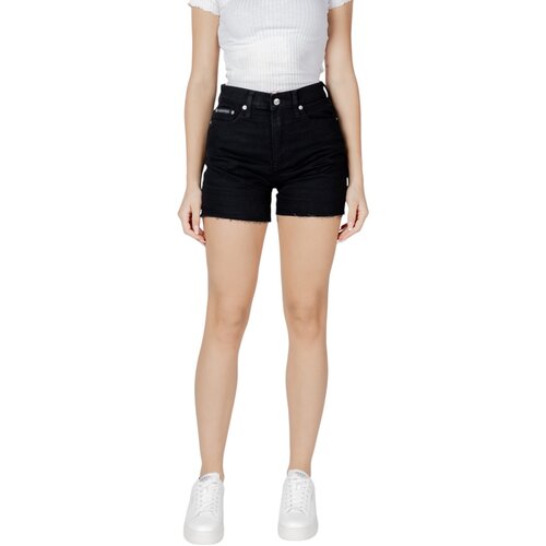 Calvin Klein Jeans Kratke hlače & Bermuda MOM J20J225154 Črna Cene