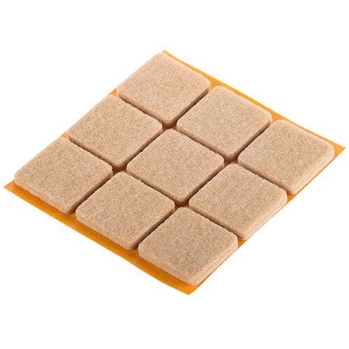 STABILIT podložna pločica od filca (25 x 25 x 5 mm, Lijepljenje, 9 Kom., Natur) Slike