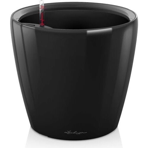 LECHUZA Okrasni lonec Classico Premium 50 LS - Črna visoki sijaj Cene