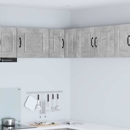  Zidni kutni ormar PORTO Betonski sivi 57 x 57 x 40 cm Cene
