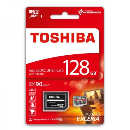 Toshiba SPOMINSKA KARTICA 128GB micro SDHC z adapterjem SD Cene