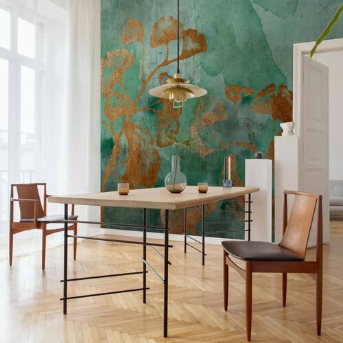  Foto tapeta - Copper Ginkgo 100x70 Vodootporna Cene