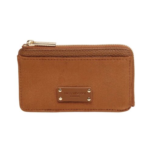 Fancy Metal Goods Ltd Alice Wheeler - Novčanik za sitninu - Suede Kensington, Fudge Slike
