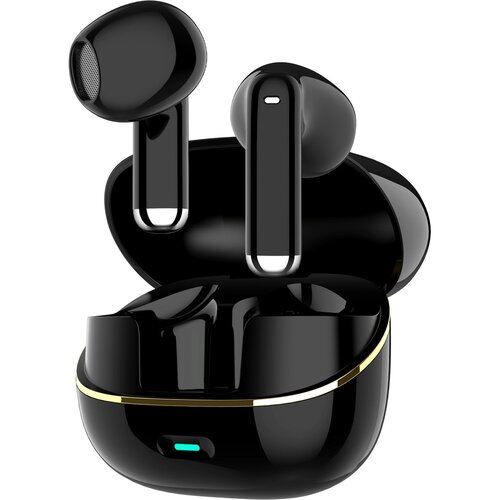 INF Brezžične Bluetooth slu&scaron;alke z dvojno ANC+ENC in 230mAh baterijo Black, (5000323512) Cene