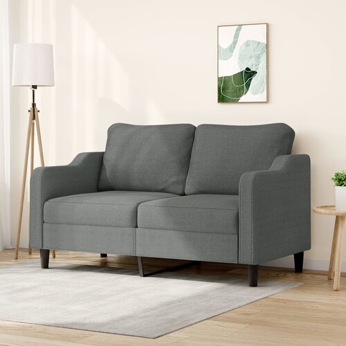  The Living Store Dvosed temno siv 140 cm blago - Kavč Dvosed, (21501697) Cene