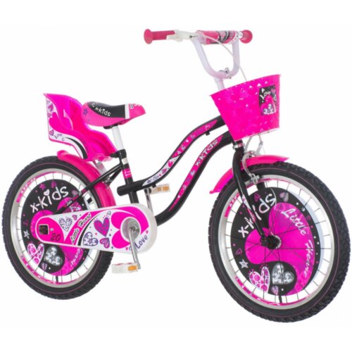 X-Kids dečiji bicikl little heart 20" roze-crna 1203001 Cene