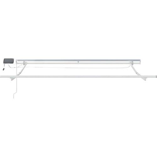  Skrovita tenda Crvena 300 x 250 cm Tkanina i čelik Slike