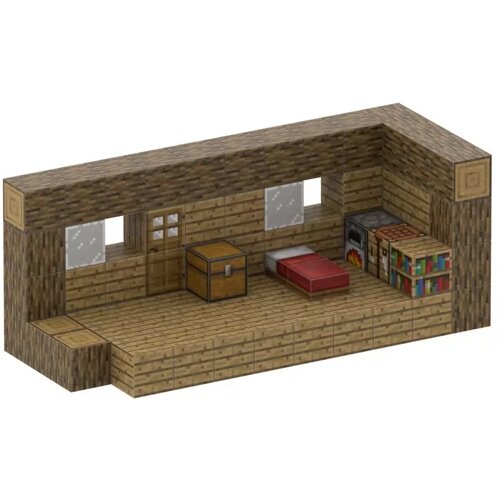  MagnetikCraft Lesena Koča, 80 Kosov + 3 Figure Cene