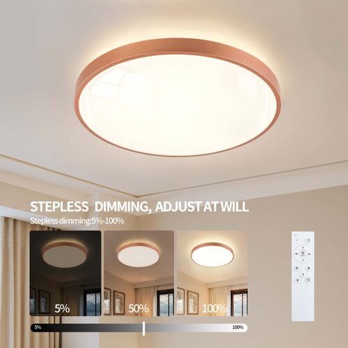 Brilagi LED prigu&amp;scaron;iva svetiljka GLASS POOL DOUBLE LED/80W/230V 60 cm bakarna + DO Slike
