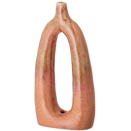 Bloomingville Oranžna dekorativna keramična vaza Baldrian, višina 24,5 cm Cene