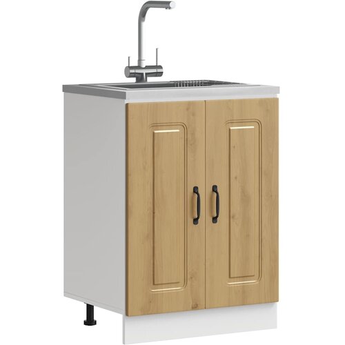vidaXL Osnovna omarica za umivalnik Kalmar artisan hrast 60x46x81,5cm Cene