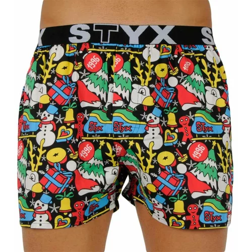 STYX Men's shorts art sports rubber Christmas (B1258)