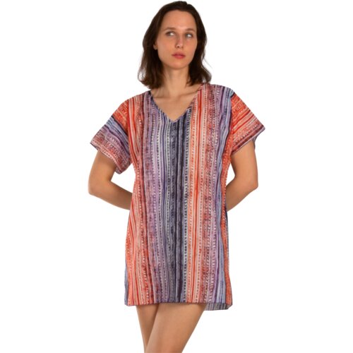 AKER Kaftan za plažu Striped &scaron;areni Cene