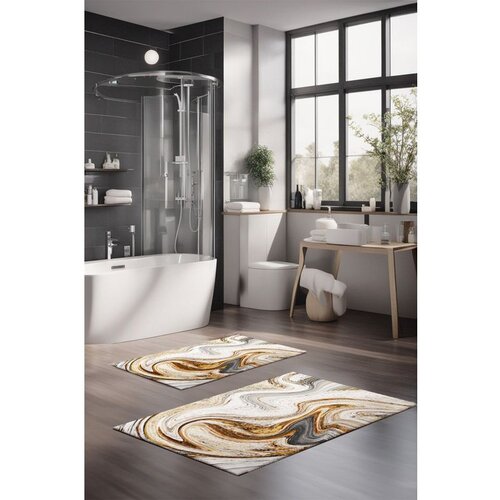  CT-5046 multicolor bathmat set (2 pieces) Cene