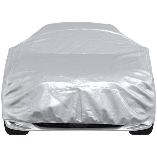  Automobilska navlaka za limuzinu s trakama srebrna XL PEVA Slike
