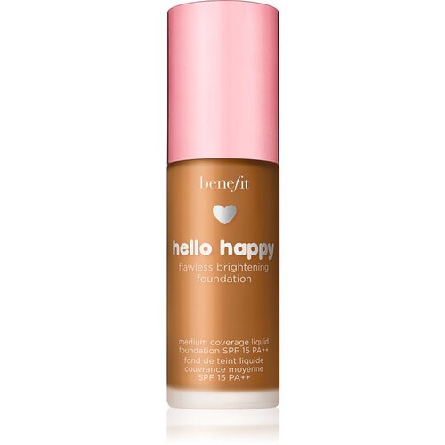 Benefit Hello Happy Flawless Brightening Foundation tekoči puder za osvetljevanje SPF 15 odtenek 08 Tan Warm 30 ml Cene