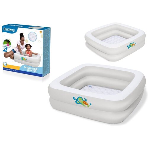 Bestway Scrub-A-Dub bazen na naduvavanje / kada za bebe 86x86x25cm Cene