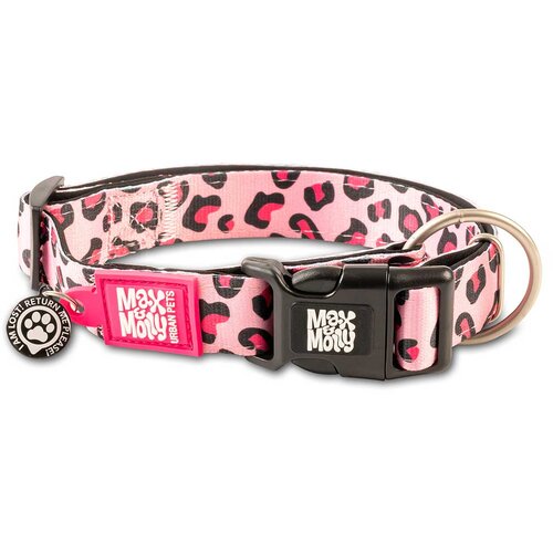 Max&Molly pametna ogrlica za pse leopard, roze, m Cene