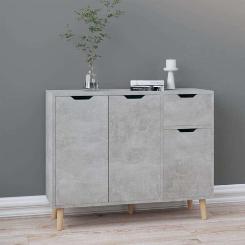 vidaXL Komoda siva boja betona 90 x 30 x 72 cm od iverice Cene