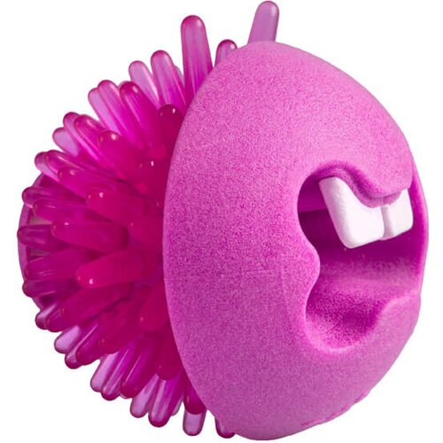Rogz fred treat ball - interaktivna lopta za pse pink Cene