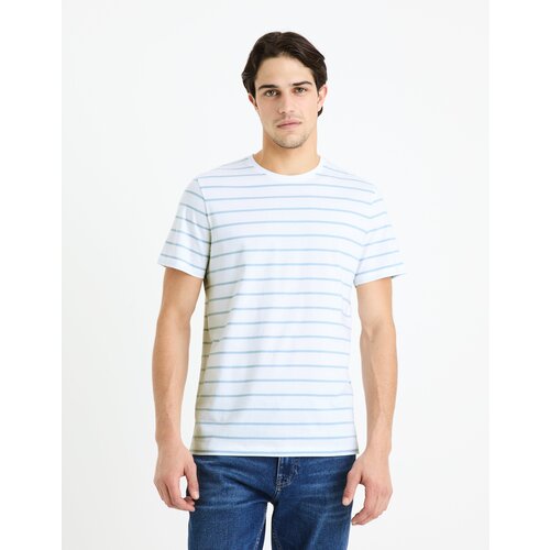 Celio Striped T-shirt Gebaser - Men Slike