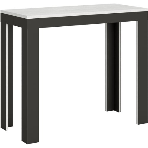 Ityhome 90 x 77 konzolna miza bela, (20848063) Cene